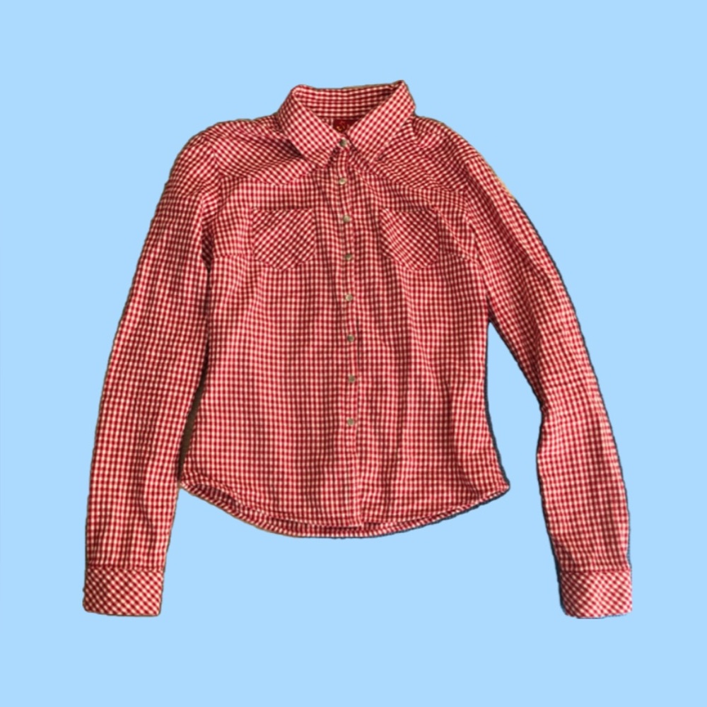 🧨Red Checkered Long Sleeve Shirt🧨
